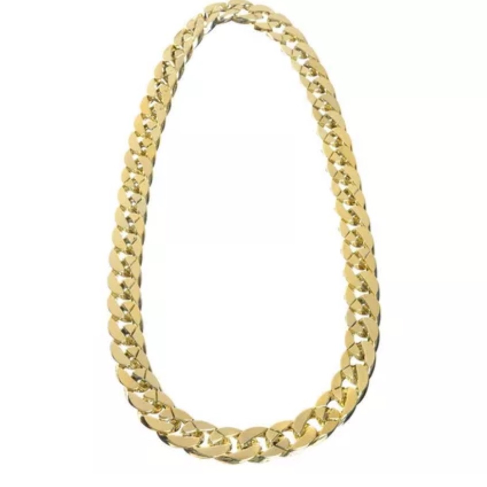 Big Gold Chain Necklace for a Costume